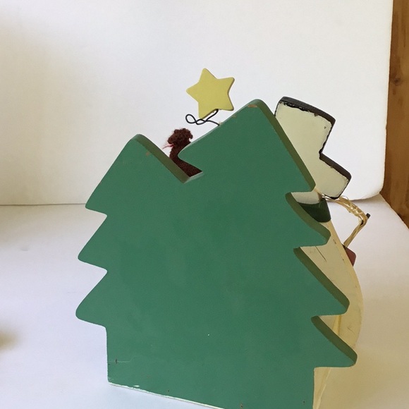 Christmas Centerpiece Snowman Coaster Set - Picture 5 of 6